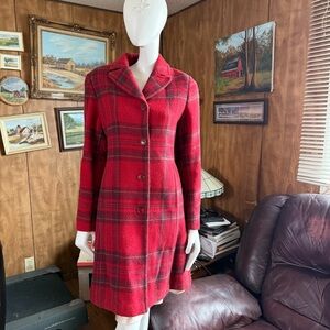 Plaid Wool Made in Canada Coat